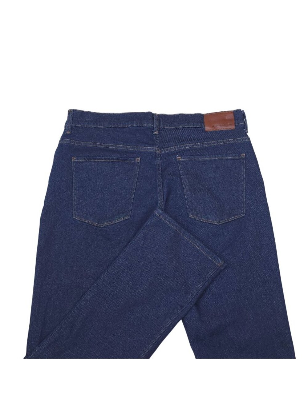 Mott & Bow Mens Straight Fit Dark Wash Jeans Size 34x32 Cotton Modern Classic